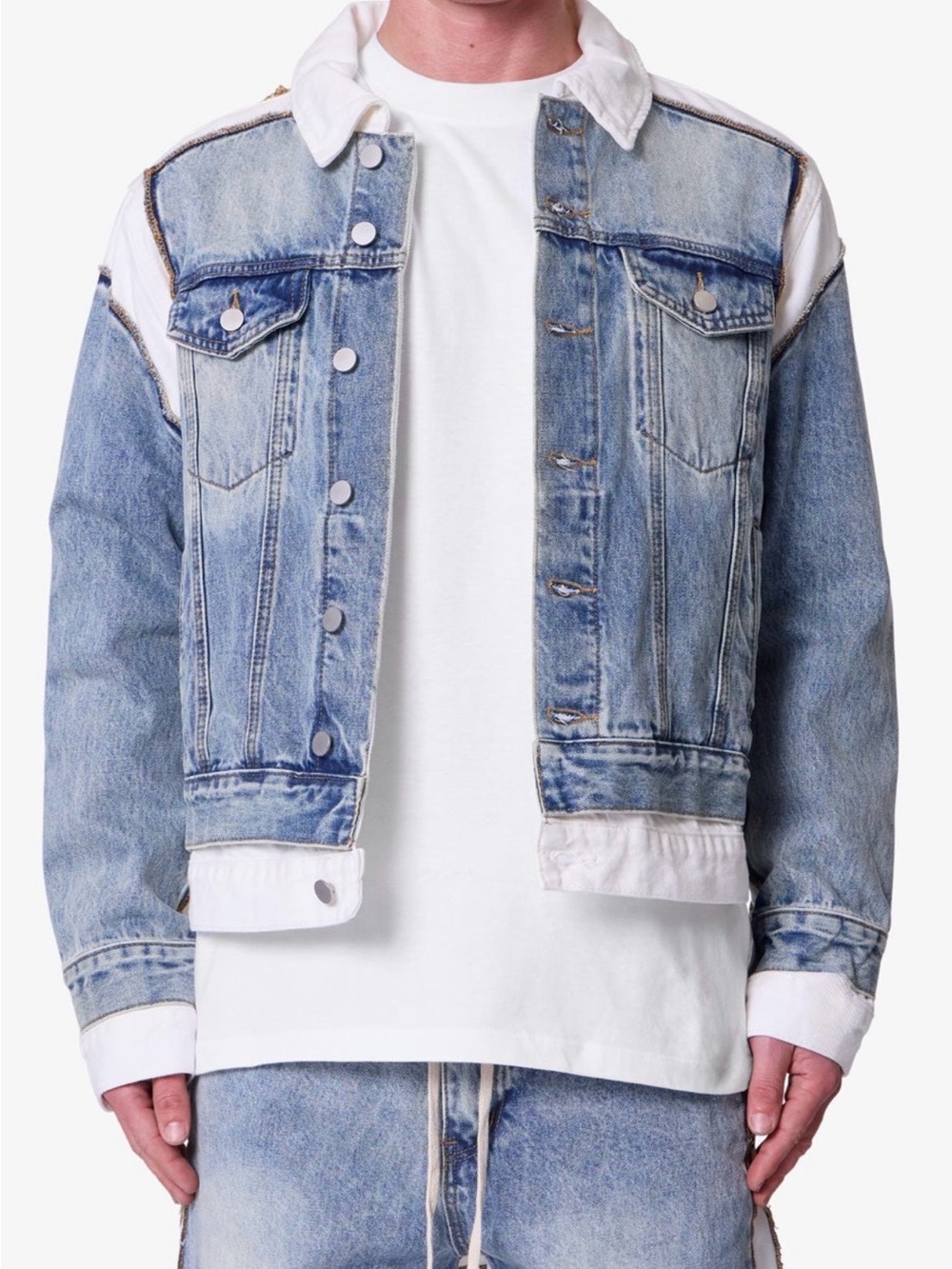MNML Border GNS Denim Jacket